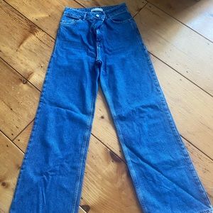 High waisted Zara flare jeans